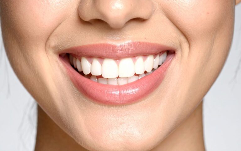 femme dent blanche