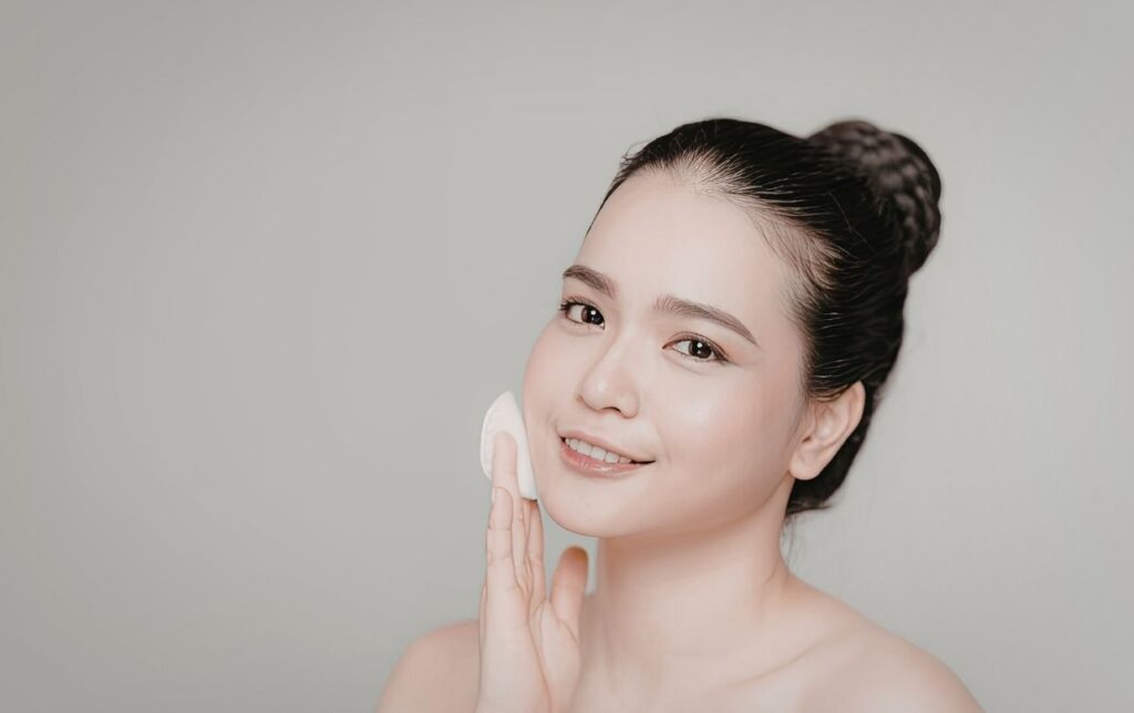 appliquer lotion tonique