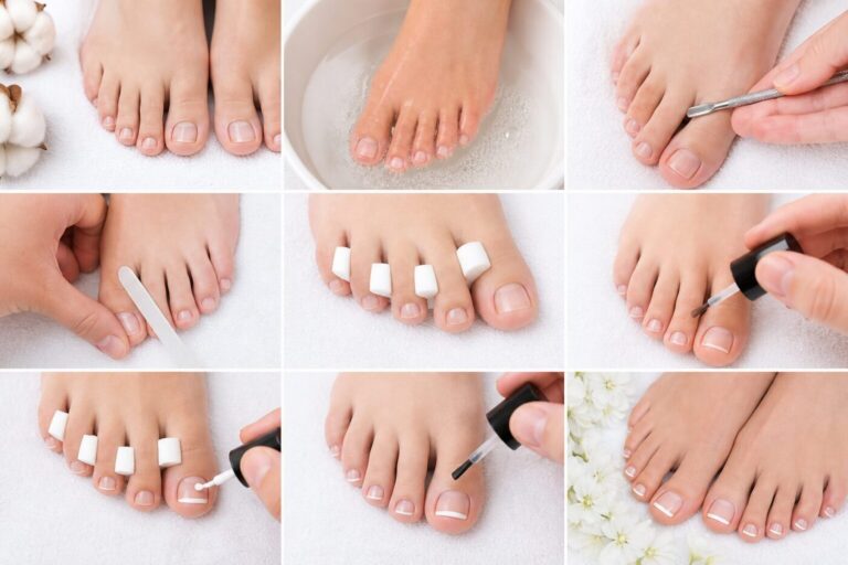 Comment faire une french manucure aux pieds parfaite chez soi ? (Tuto pas à pas)
