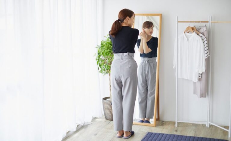 pantalon taille haute