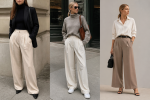 Quel chaussures porter avec un pantalon avec pantalon large ?