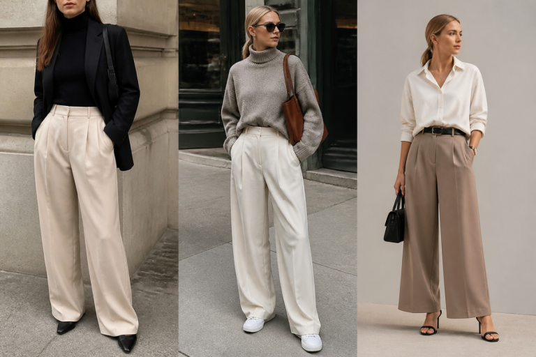 Quel chaussures porter avec un pantalon avec pantalon large ?