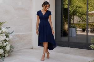 Quelles chaussures avec robe bleu marine pour un mariage ?