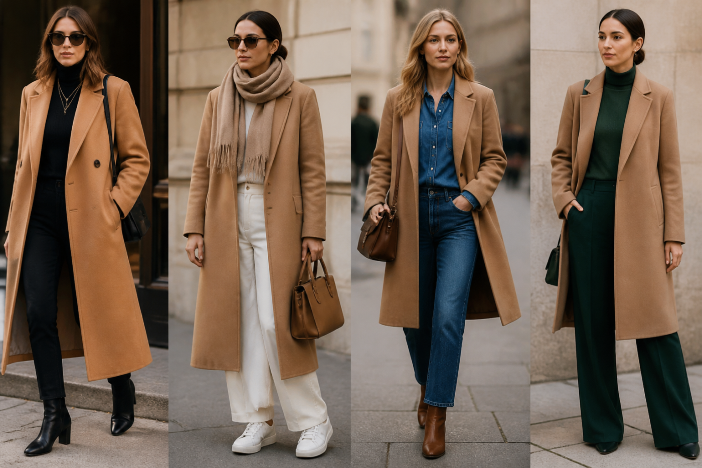 Quelles couleurs associer avec un vêtement couleur camel ?